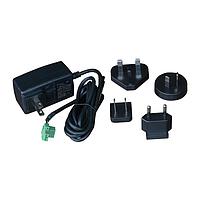 Phích cắm có thể thay thế PSU 18VDC 1A gắn tường Cấp độ VI, Nhiệt độ công nghiệp (-40C/+70C), Đầu phích cắm có thể thay đổi cho US, UK, EU, AU; phích cắm đầu vít Combicon 2 chân. Phù hợp cho IX10 và IX20. Thay thế SKU 24000155 DIGI 76002104