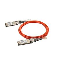 Coherent FCCN410QD3C02 Fiber Optic Cable Assemblies 4x10 Gbps active optical cable, full-duplex, QSFP male connectors, electrical limiting interface, RoHS, multimode, 0/70C operation, round plenum cable, 2m length, Gen3 with Connectivity Diagnostics