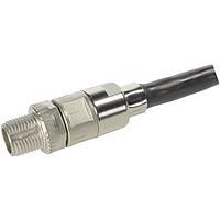 Đầu nối & Vỏ dây M12 A-code 4/5 chân đực có che chắn, ép cos, thiết kế mỏng, thẳng, kèm bộ phận ép cos 21010100017 (oe5.3mm) HARTING 21038211511