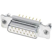 Ổ cắm 15 chân cái thẳng kẹp bảng/đai ốc bấm HARTING 09642127235