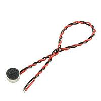 Same Sky (formerly CUI Devices) CMC-6027-24L100 マイクロフォン 2Vdc マイクロフォン 6mm ワイヤーリード