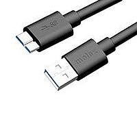 USB 3.0 USB3.0 A-M sang MicroB-M Đen 1m Molex 68789-0041