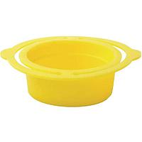 Essentra Components 498734 Center Pull-Tab 1.142in-1.240in Ring Pull Plug:LDPE Yellow