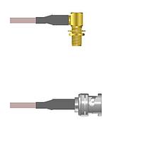 Amphenol Custom Cable Q-2Q00K000R012i RF Cable Assemblies SMA-RJB/BNC-SP G316D 12I