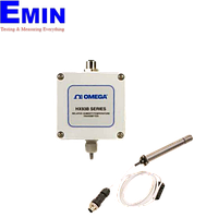 OMEGA HX93BC-RP1 デジタル表示温度・相対湿度送信機 (0 ~ 100%, -30 ~ 75°C, 4~20mA, remote probe, 3m cable)