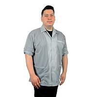 Desco 74324 정전기 방지 옷 (Grey, X-Large)