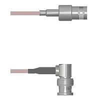 Amphenol Custom Cable Q-0300D0005120i RF Cable Assemblies BNC-SJ/BNC-RP G316 120I