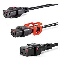 Dây Nguồn AC Có Khóa 15A C13 Phích Cắm Dây US Phích Cắm Khóa Dài 183cm Schaffner IL13P-US1-SJT-3160-183