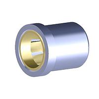 Preci-Dip 16008-83-4810 Open-Bottom Socket Pin Recept Conn. 0.078in-0.096in, 2,00mm-2,45mm NoTail Solder 83 Plt