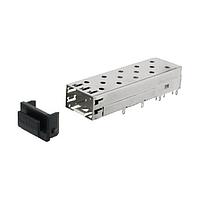 Module COMBO SFP 2X6 xếp chồng có tab nối đất thấp Amphenol Commercial Products UE86D612710321