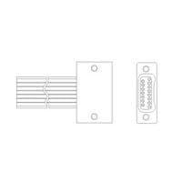 Nanonics - TE Connectivity 8-1589777-6 Micro-D D-Sub Connectors STM015SC2DM018N WDUALOBE