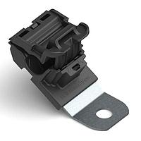 HellermannTyton 151-01929 Ratchet Clamp Ratchet P-Clamp, 0.24 - 0.54" Bundle Dia, 30 Short, 0.41" Hole Dia, PA66HIRHSUV/SS304, Black, 300/ctn