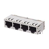 Bộ lắp ráp mô-đun MJ, 4 chân, 8 vị trí, đầu nối RVPGT, cáp CAT5 AMP Connectors - TE Connectivity 5406281-3