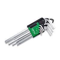 TOPTUL GAAL0911 9PCS Long Type Hex Key Wrench Set