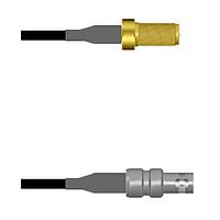 Amphenol Custom Cable Q-7100Q0003108i RF Cable Assemblies SMA-SJ/HDBNC-SJ G174 108I