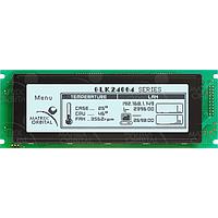 Matrix Orbital GLK24064-25-FGW-V インテリジェントグラフィックLCD 240x64 黒文字 灰/白 バックグラウンド 外部電圧