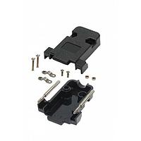 Nắp Sau Hai Mảnh 15 Chân Vỏ Nhựa D Kiểu Dáng Tiết Kiệm-BK T/S MH Connectors MHCCOV-15SCL-BK