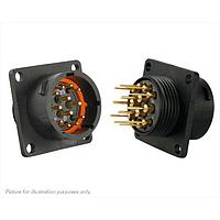 Ổ cắm 12 chân SQ FLANGE Ổ cắm chân cỡ 14D Eaton Souriau-Sunbank UTS014D12P