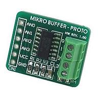 Bảng Mạch Prototyping MIKROBUFFER MCP6284 BẢNG ADAPTER PROTO Mikroe MIKROE-324
