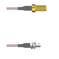 Amphenol Custom Cable Q-7100P0005018i RFケーブルアセンブリ SMA-SJ/HDBNC-SJB G316 18I