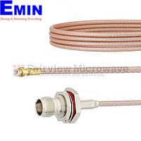 Cáp Snap-On MMBX Plug - TNC Female Fairview FMCA1425 (RG316 Coax; 3 GHz )