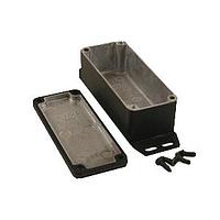 Hộp đúc nhôm đúc có mặt bích 3.64x1.1x1.52" màu đen Hammond Manufacturing 1590WAFBK