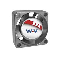 Wakefield Thermal DC0251012H2B-2T0 ブラシレスファン、25x10mm、12VDC、2.41CFM、0.96W、0.08A、28dBA、2ボールベアリング、2リード