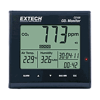 Máy đo khí CO2, nhiệt độ, độ ẩm trong nhà Extech CO100 (0 - 9,999ppm)
