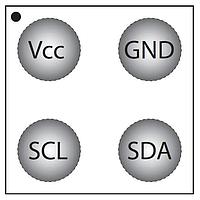 EEPROM 4-WLCSP, 1.65-2.2V, T&R, Địa chỉ I2C 7 Dialog Semiconductor RM24C64AF-7-GCSI-T