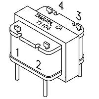 Máy Biến Áp Công Suất BIẾN ÁP MODEM 46Ohm Cuộn Đầu Dây Chính DCR - 63Ohm Cuộn Dây Phụ Tamura T1104