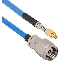 Amphenol SV Microwave MS185-085-FV67.3SMPS-060 RF Cable Assemblies 1.85mm STR M to VITA 67.3 SMPS 6"Cable
