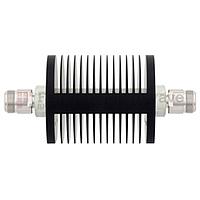 Fairview SA18NFNF25W-40 40 dB Fixed Attenuator N Female To N Female Up To 18 GHz Rated To 25 Watts With Black Aluminum Heatsink Body