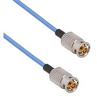 Amphenol SV Microwave FQSMPM-047-FQSMPM-120 RF Cable Assemblies SMPM F QB to SMPM F QB 12"Cable