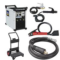 Bộ máy hàn hồ quang MMA, MMA Xung GYS EXAGON MMA 3 PACK (3 ph; 400V; 400A; Kẹp thổi cacbon)