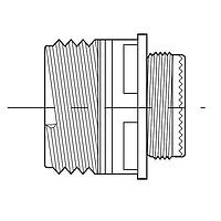 DEUTSCH - TE Connectivity D38999/20FD19PN Receptacles DTS 19C 19#20 PI