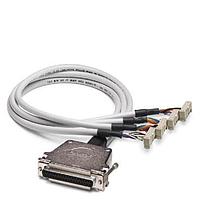 PHOENIX CONTACT 2302502 System Cable CABLE-D37-M2.5/4X14/ 300/Y81P-O