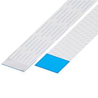 Cáp nhảy FFC / FPC 1mm Pitch FlatFlexCable, 17 tiếp điểm, Dẫn điện mặt đối diện, Dài 101mm/4in, Mạ thiếc GCT (Global Connector Technology) 10-17-D-0101-C-4-08-4-T