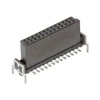 Đầu nối har-flex thẳng cái 9.05mm, 50 chân, PL1, có chốt giữ qua lỗ HARTING 15220502401000