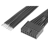 Molex 219659-1164 Rectangular Cable Assemblies Female-Pigtail (OTS) Cbl Assy Dual Row 600mm Tin Plating 16 Ckt Blk
