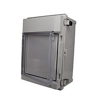 Bud Industries AIO-11111 NEMA/IP Rated IP66 All In One Clear Hinged Window (13.8 X 9.8 X 6.3 In)