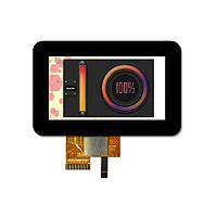 Mô-đun LCD cảm ứng điện dung 4.3", 480x272 điểm ảnh, màu sắc đầy đủ với cảm ứng điện dung và viền kính bảo vệ 4D LCD 4DLCD-43480272-CTP-CLB