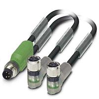 PHOENIX CONTACT 1458745 Sensor Cables / Actuator Cables SAC-3P-M8Y/2X0,3- PUR/M 8FR-2L