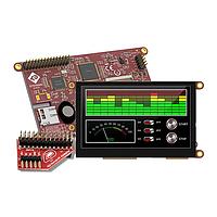 4D Systems uLCD-43D-Pi 非接触式4.3インチラズベリーパイアダプターシールド＋ケーブル