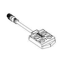 Molex 1300370015 Sensor Cables / Actuator Cables TOP MOUNT 4 OUTLET .5M DEV-NET