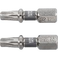 Bộ 2 mũi vít sao phủ Niken YATO YT-78014 (T25x25mm, 1/4")