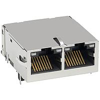 Jack từ 1X2 1G 100W PoE có đèn LED Bel Magnetic Solutions 0826-1X2T-HS-F