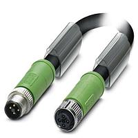 PHOENIX CONTACT 1408807 Sensor Cables / Actuator Cables SAC-4P-M12MST/0,6- PUR/M12FST