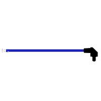 BIVAR SZR1-6.00-F4PRD-6 Flexible Light Pipes with LEDs 6 Inch, Blue Fiber, Red Lens