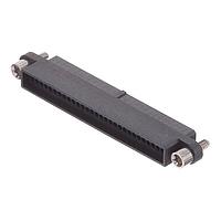Amphenol Socapex MHDAS2M060AE01 Connectors Micro HDAS 60 male crimp contacts AWG 2460 position pin 1.27 mm 2 row straight
