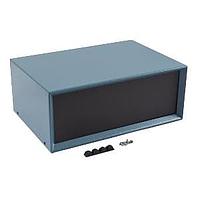Vỏ thiết bị 7x10x4" màu xanh satin Hammond Manufacturing 1426O-B